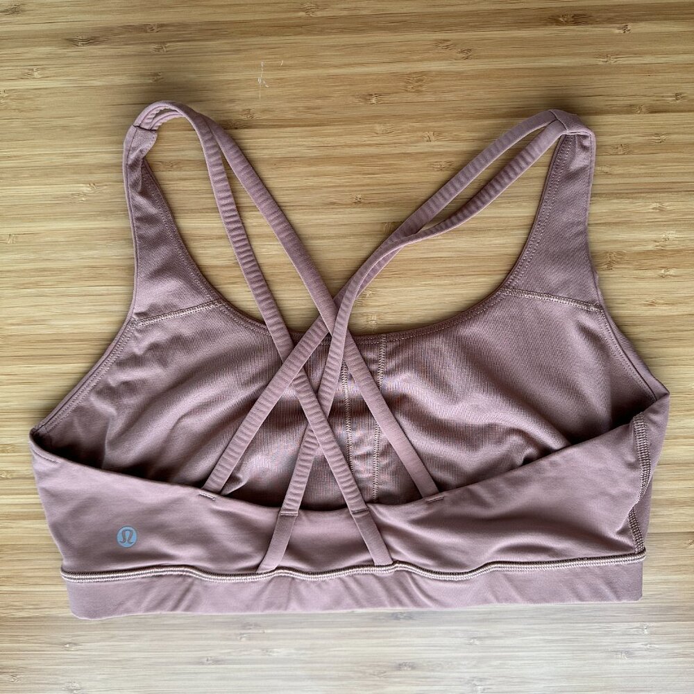 lululemon Energy Bra *Medium Support B-D bra EUC Dusty Clay 12 - Picture 8 of 16